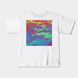 Abstract Mountain Kids T-Shirt